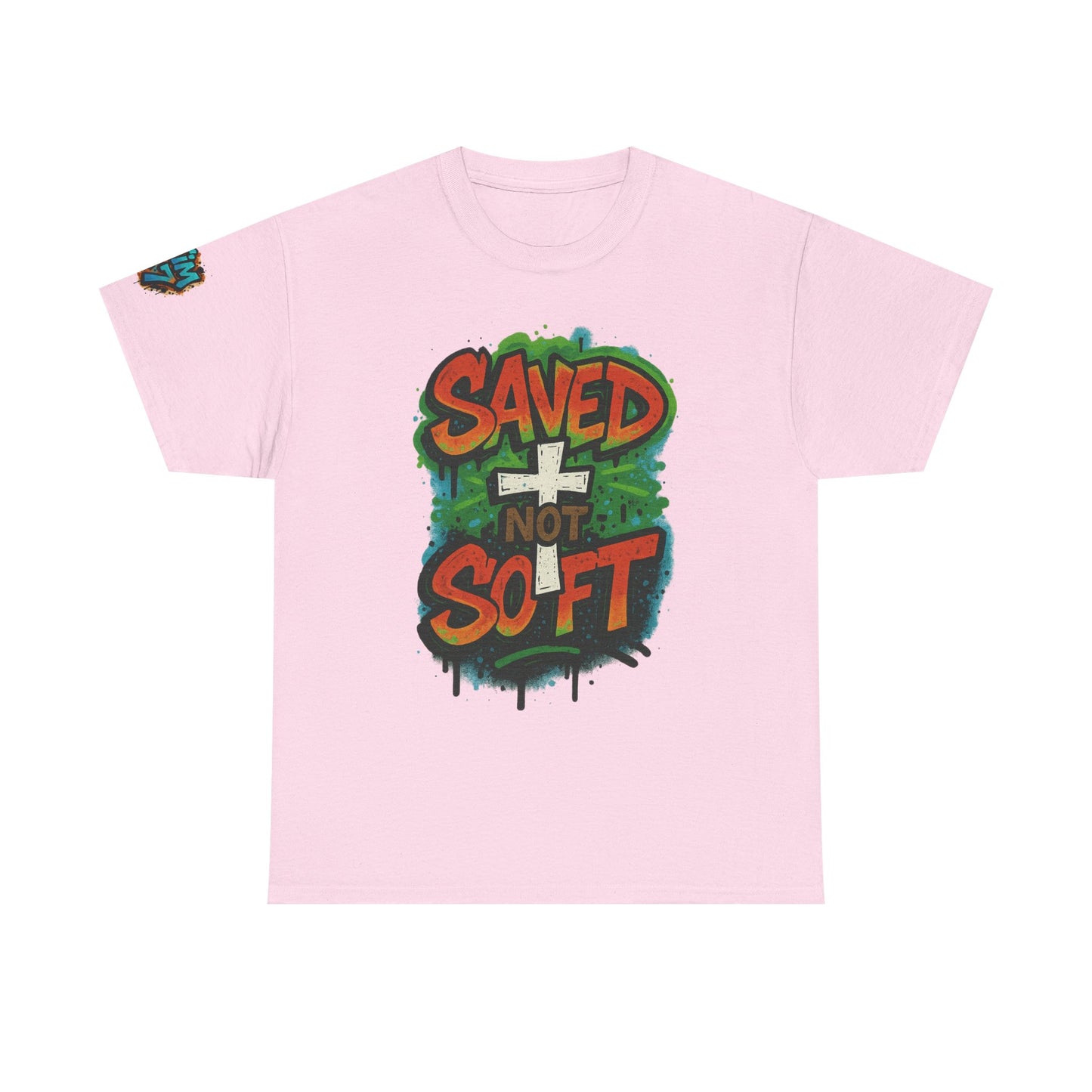 Christian Tee - Saved not Soft Unisex Heavy Cotton