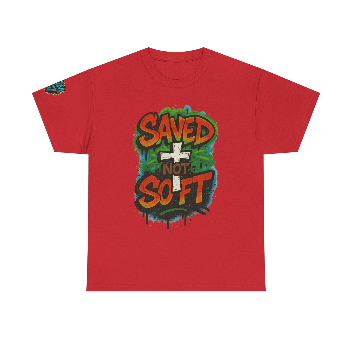 Christian Tee - Saved not Soft Unisex Heavy Cotton