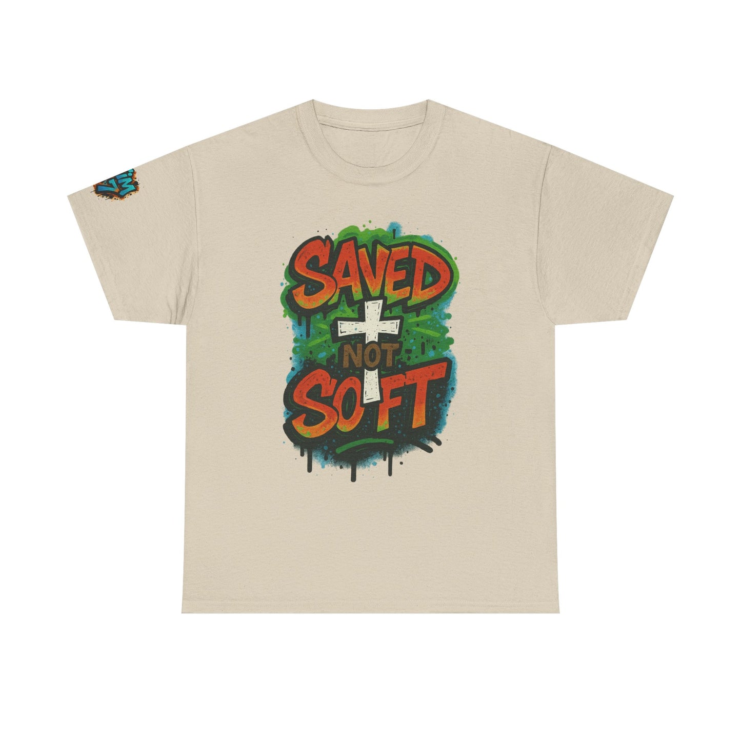 Christian Tee - Saved not Soft Unisex Heavy Cotton