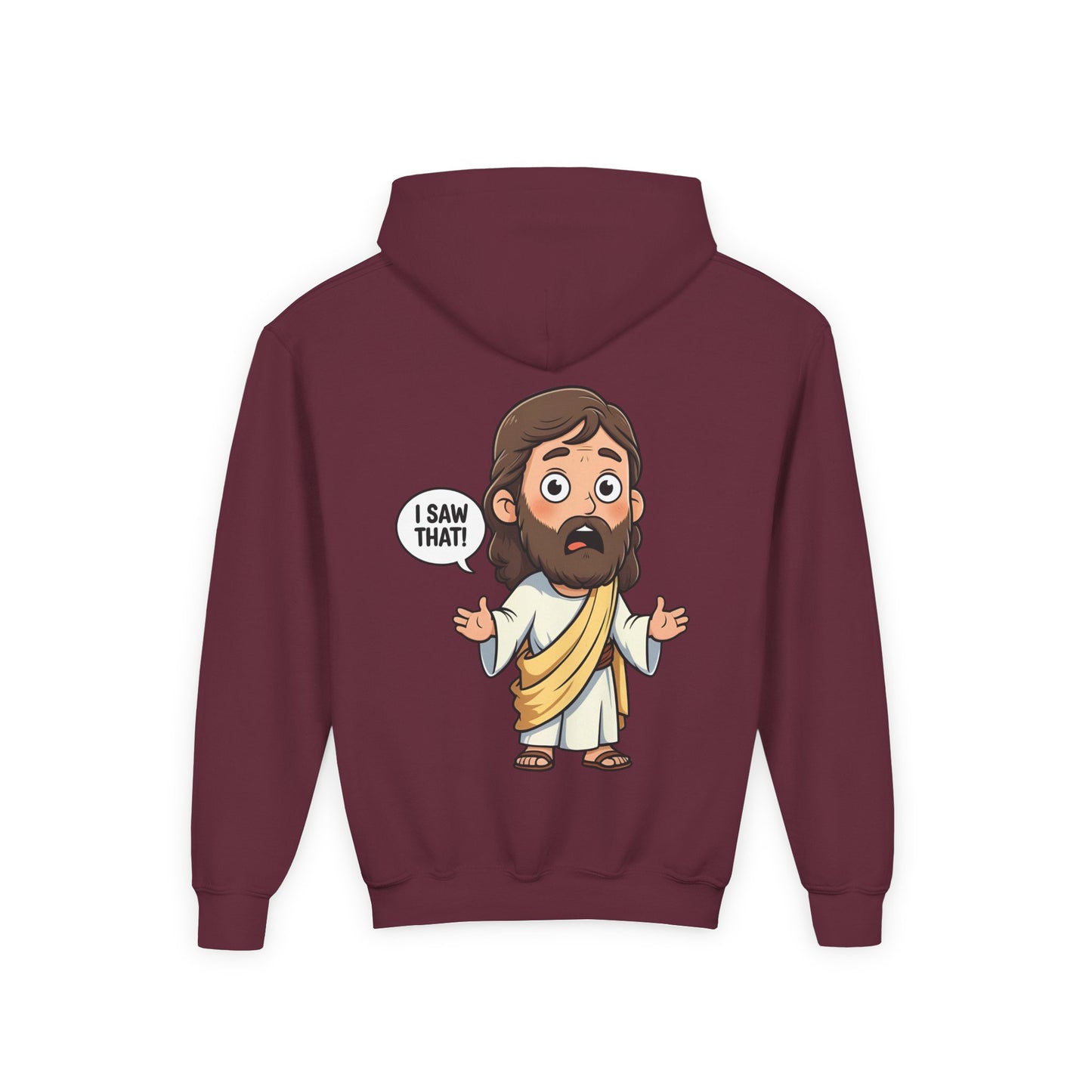 π Sweet Jesus Youth Hoodie β "I Saw That!" Edition π