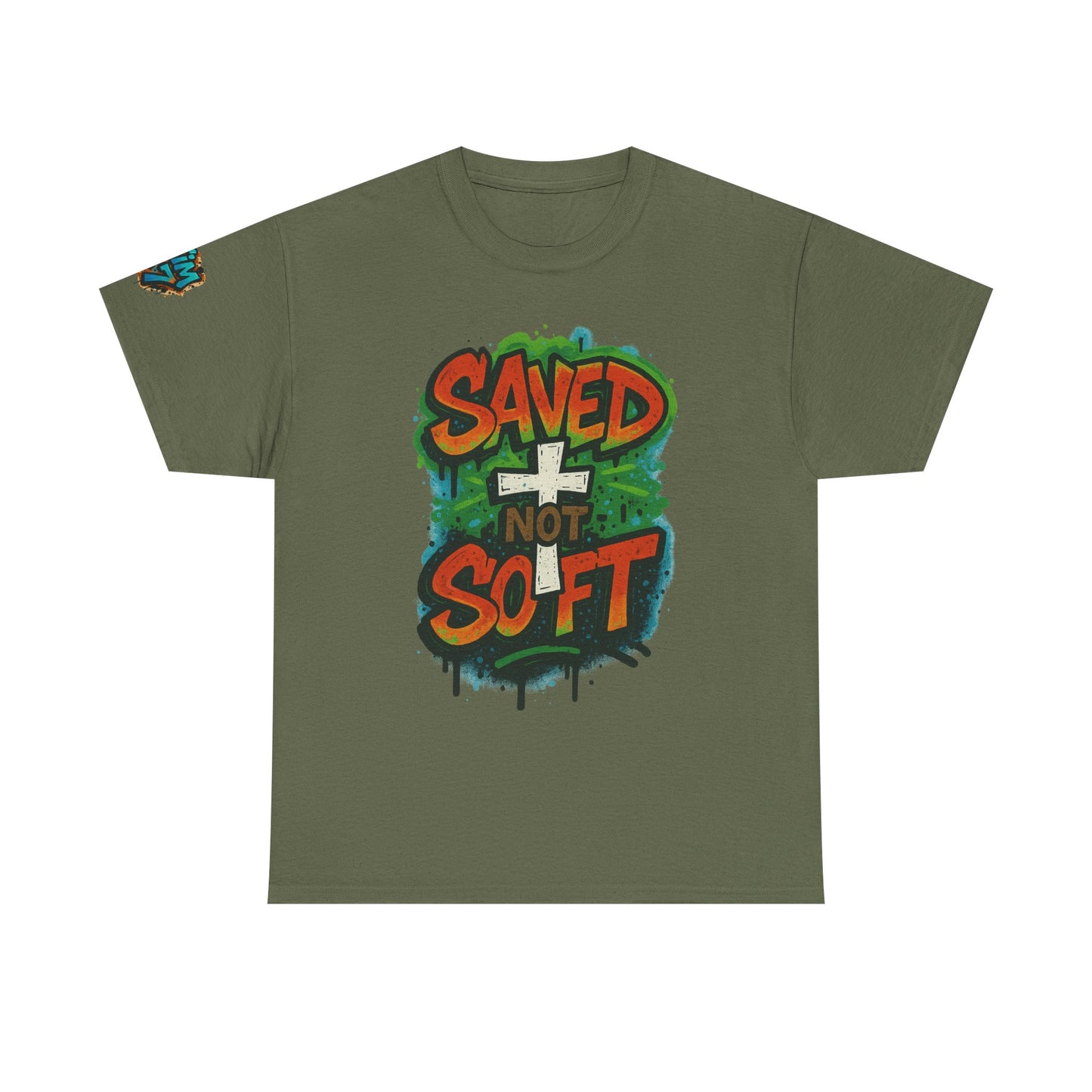 Christian Tee - Saved not Soft Unisex Heavy Cotton