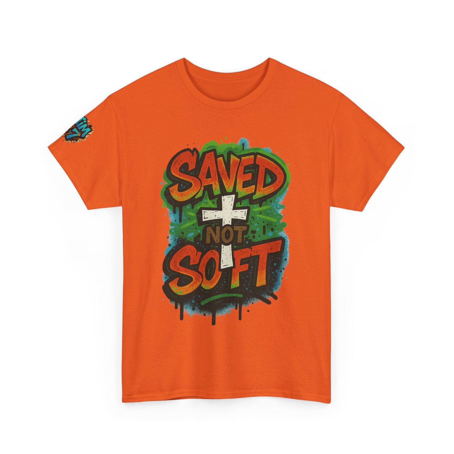 Christian Tee - Saved not Soft Unisex Heavy Cotton