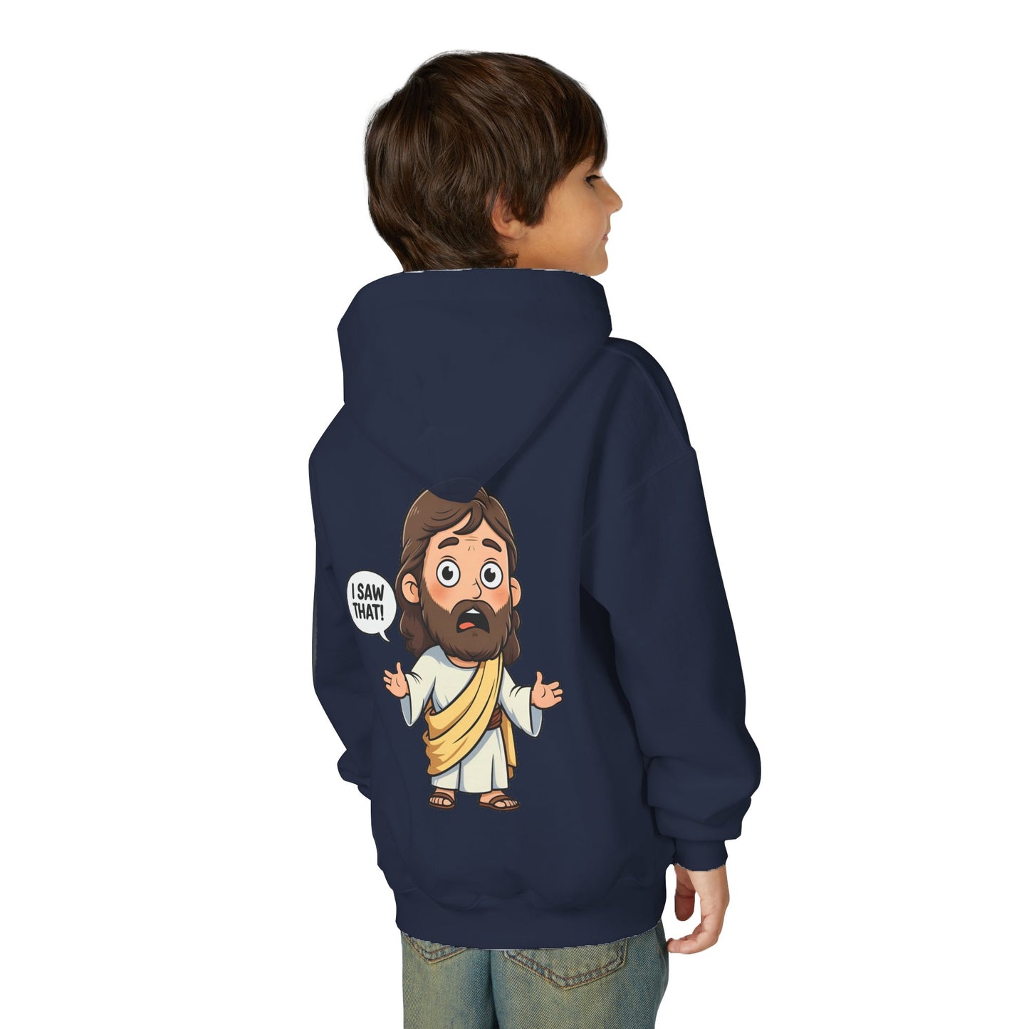 π Sweet Jesus Youth Hoodie β "I Saw That!" Edition π