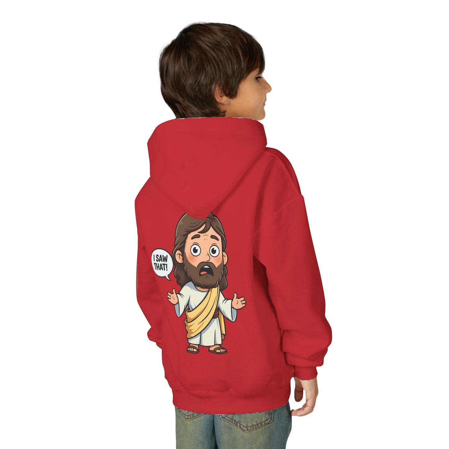 π Sweet Jesus Youth Hoodie β "I Saw That!" Edition π