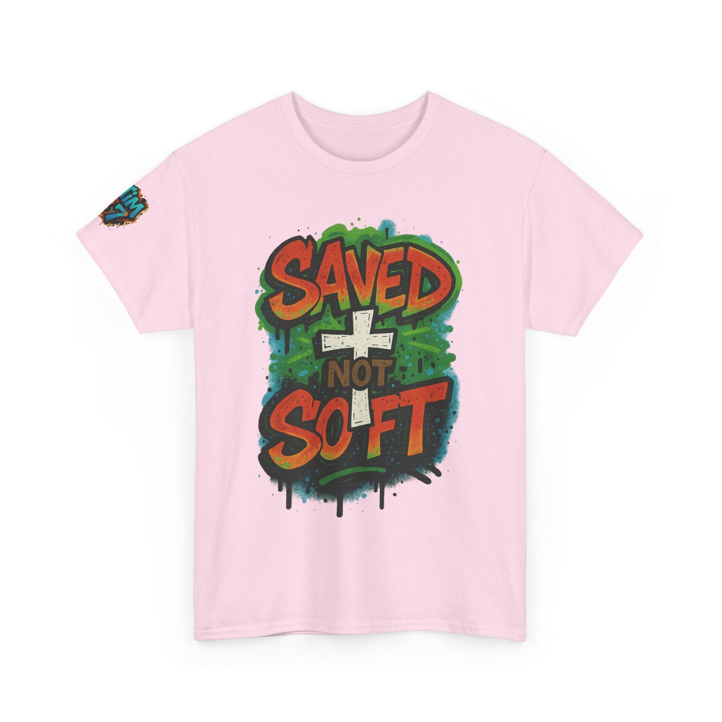 Christian Tee - Saved not Soft Unisex Heavy Cotton
