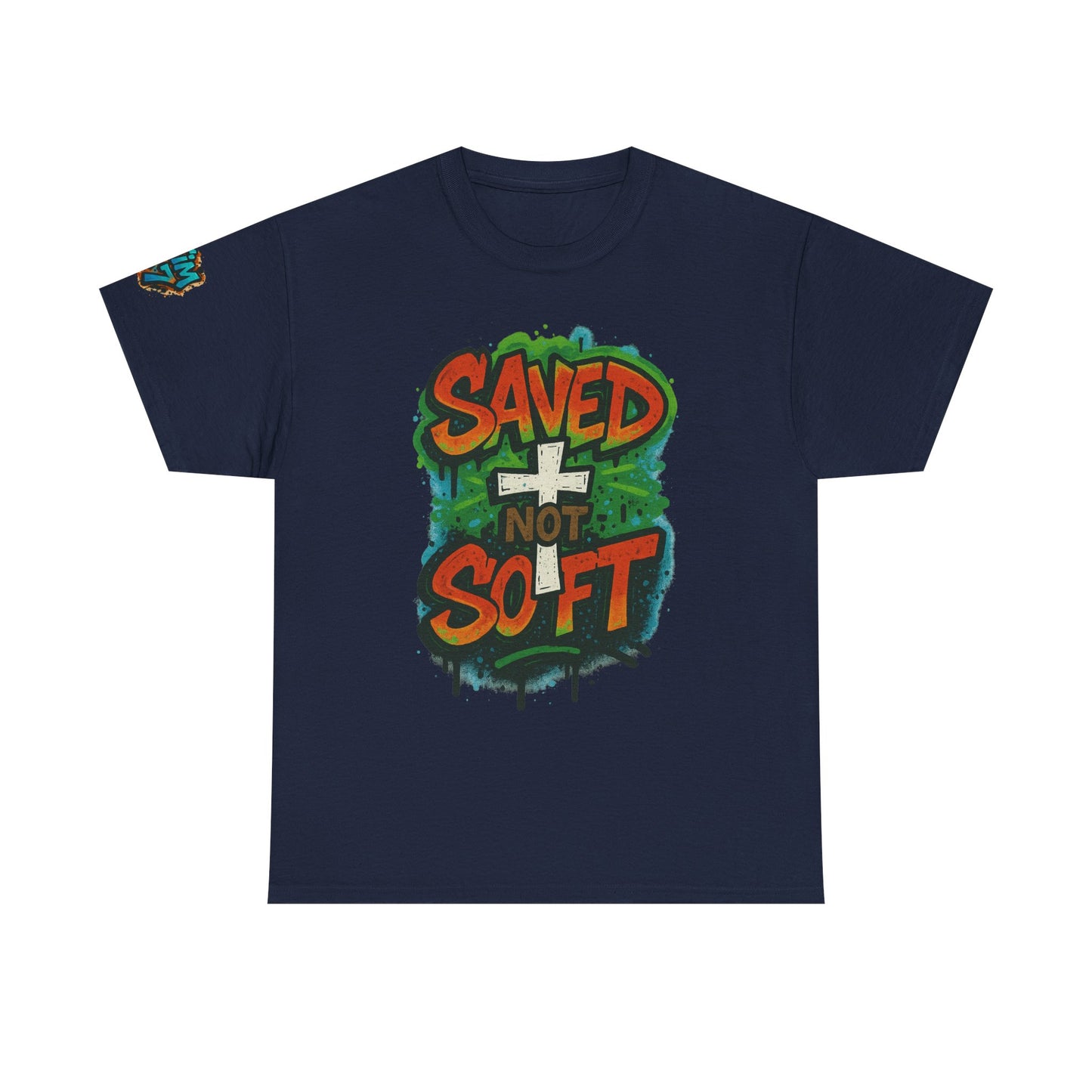 Christian Tee - Saved not Soft Unisex Heavy Cotton