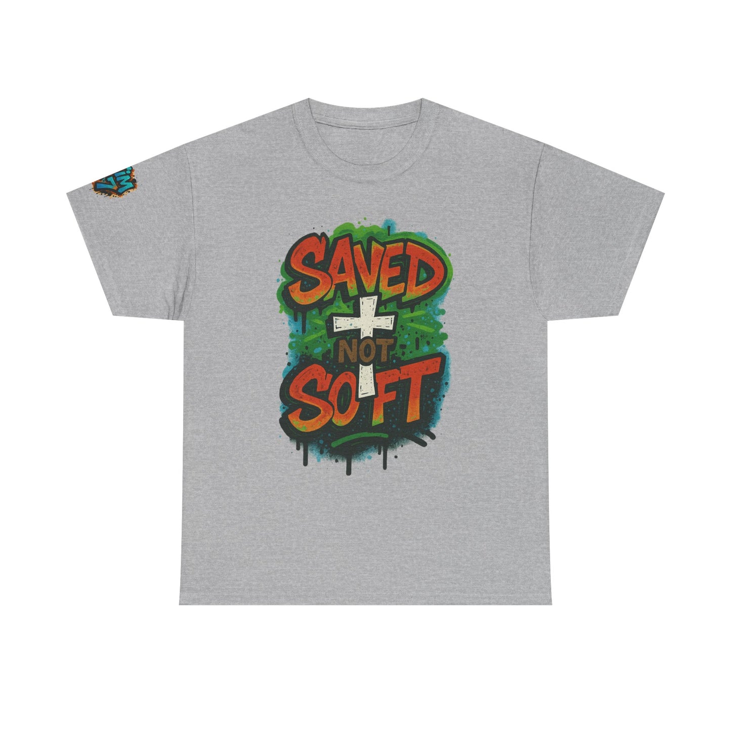 Christian Tee - Saved not Soft Unisex Heavy Cotton