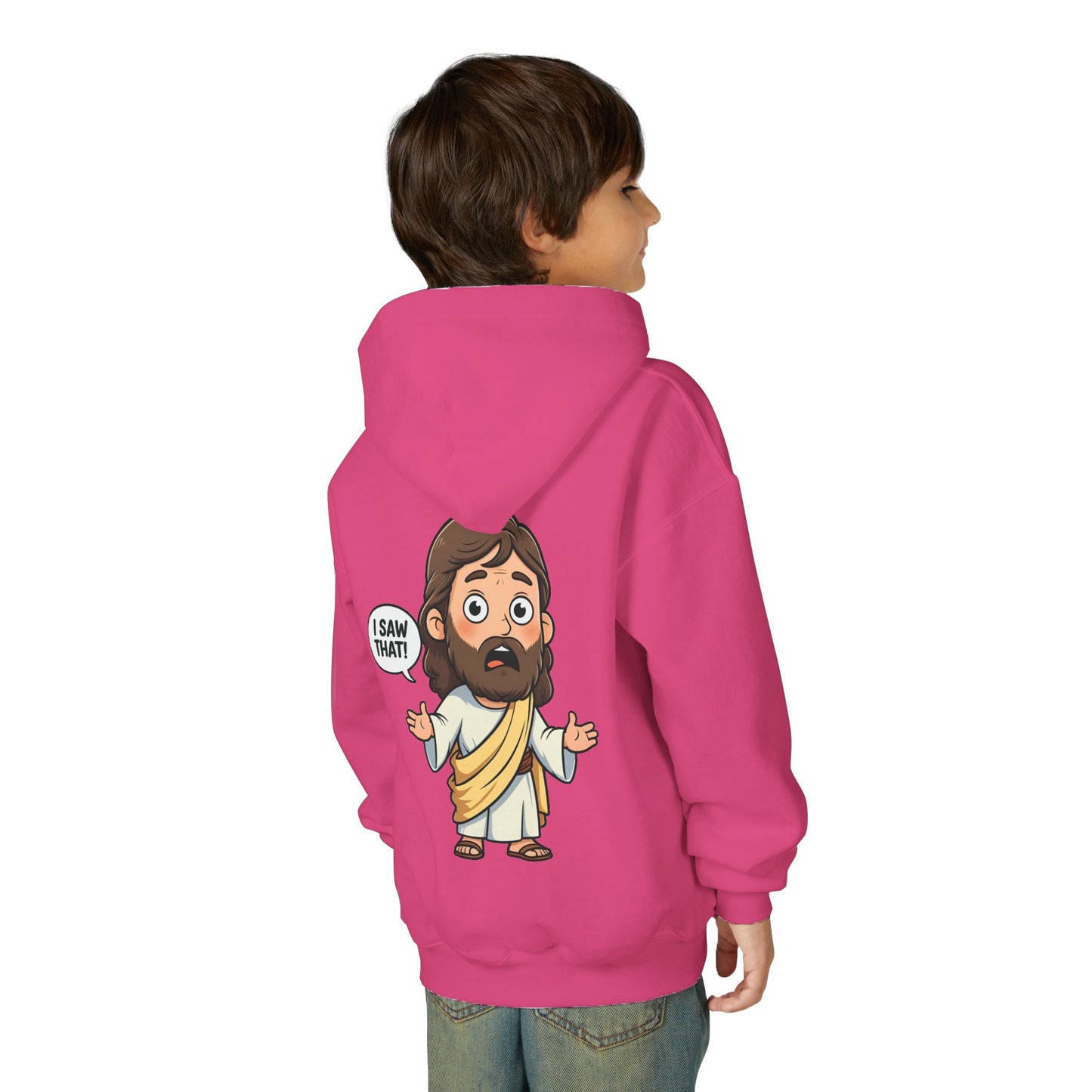 π Sweet Jesus Youth Hoodie β "I Saw That!" Edition π
