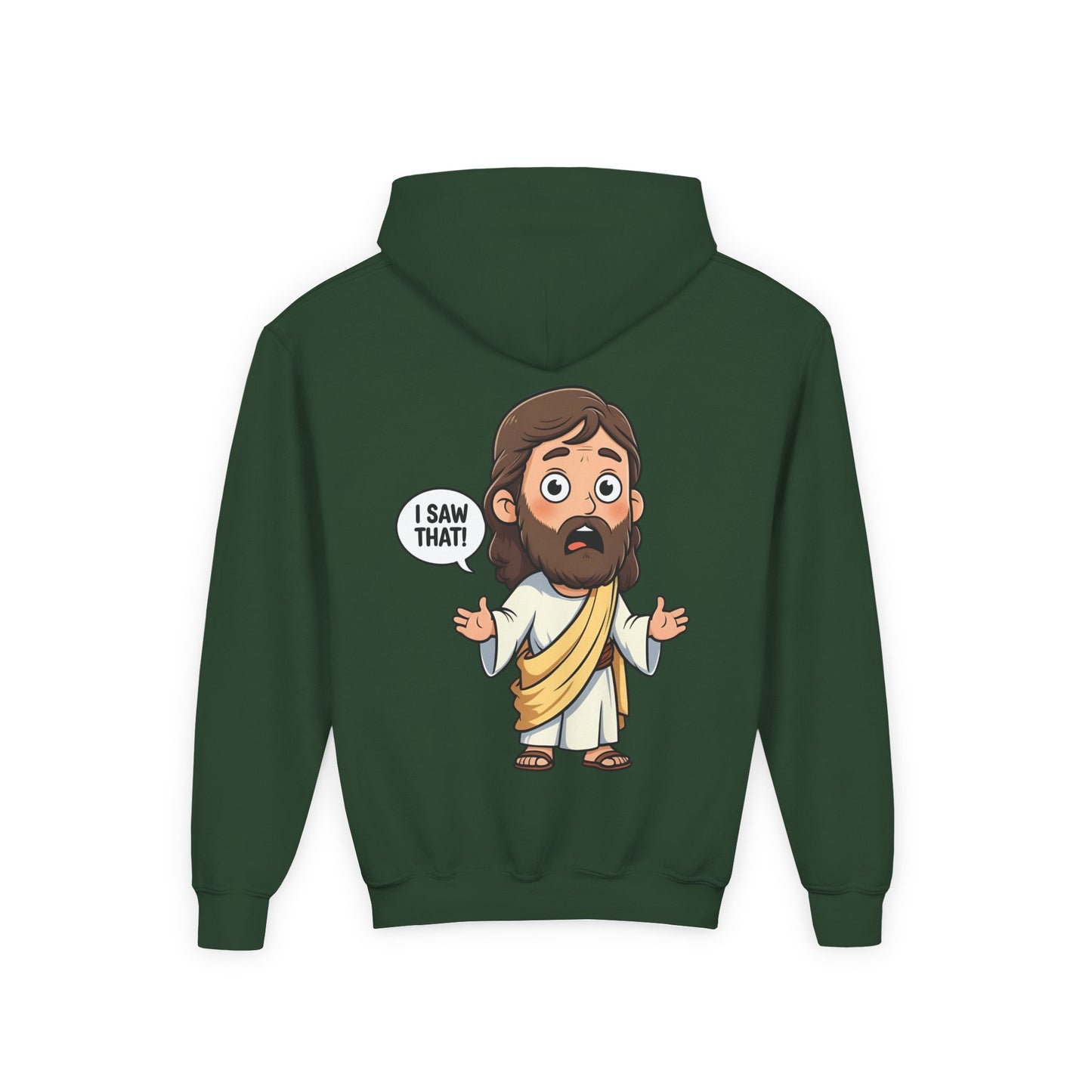 π Sweet Jesus Youth Hoodie β "I Saw That!" Edition π