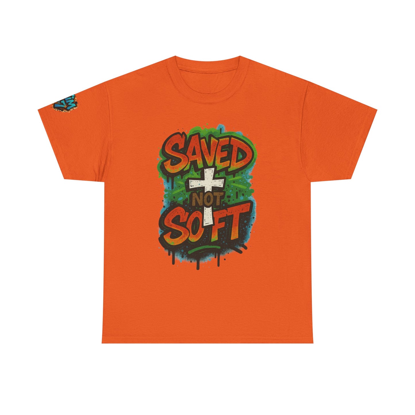 Christian Tee - Saved not Soft Unisex Heavy Cotton