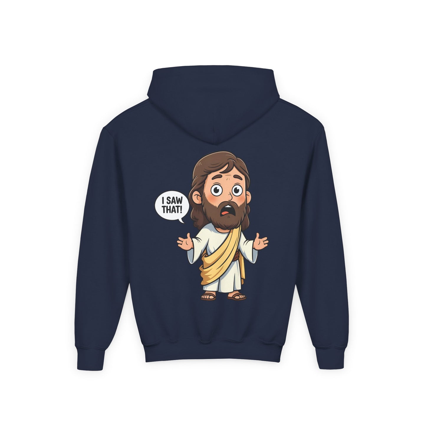 π Sweet Jesus Youth Hoodie β "I Saw That!" Edition π