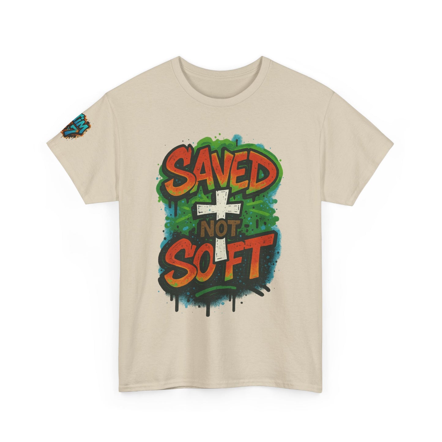 Christian Tee - Saved not Soft Unisex Heavy Cotton
