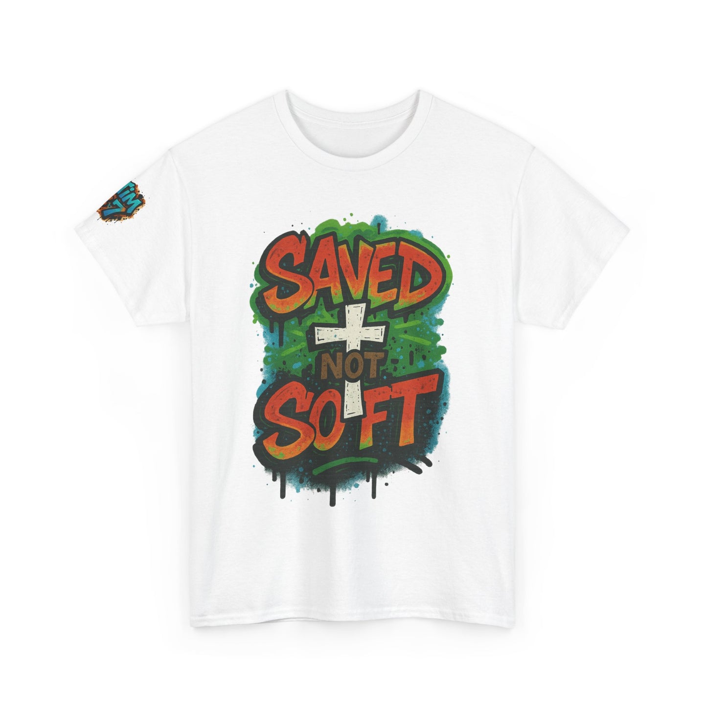 Christian Tee - Saved not Soft Unisex Heavy Cotton