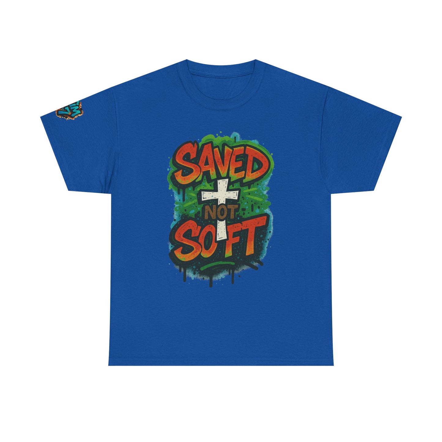 Christian Tee - Saved not Soft Unisex Heavy Cotton