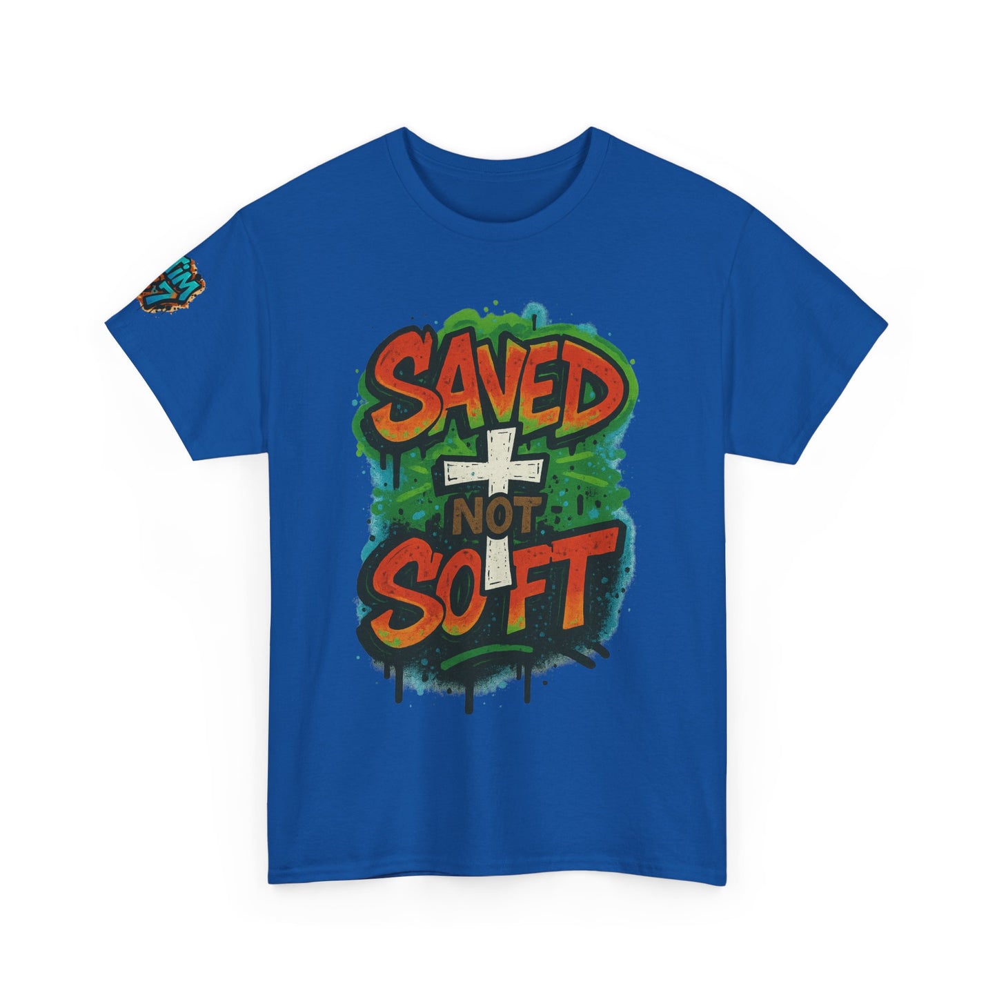 Christian Tee - Saved not Soft Unisex Heavy Cotton