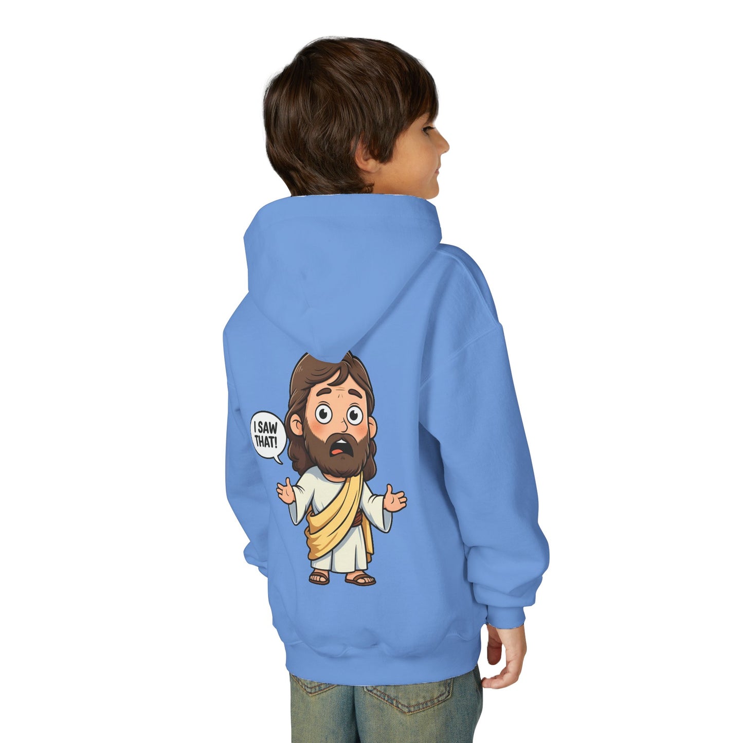 π Sweet Jesus Youth Hoodie β "I Saw That!" Edition π