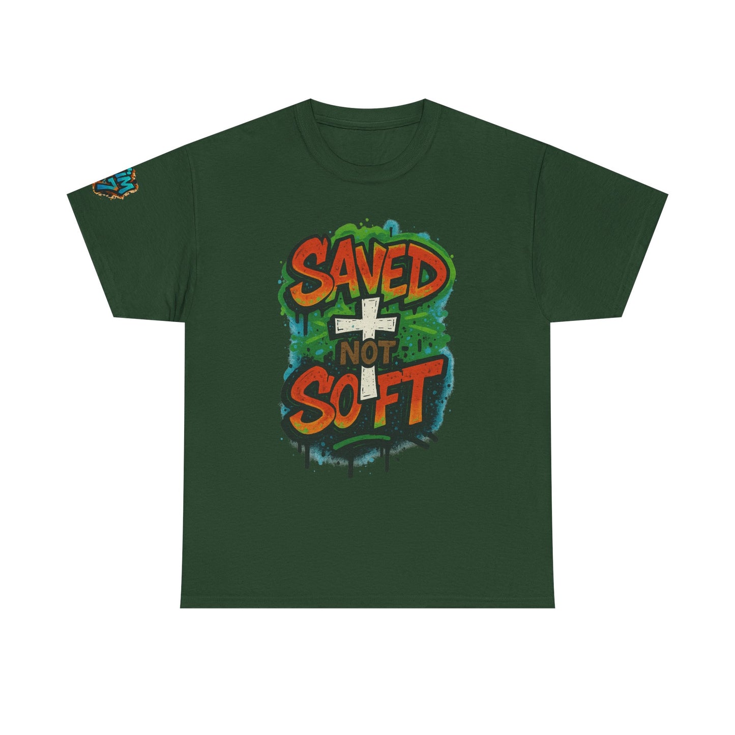 Christian Tee - Saved not Soft Unisex Heavy Cotton