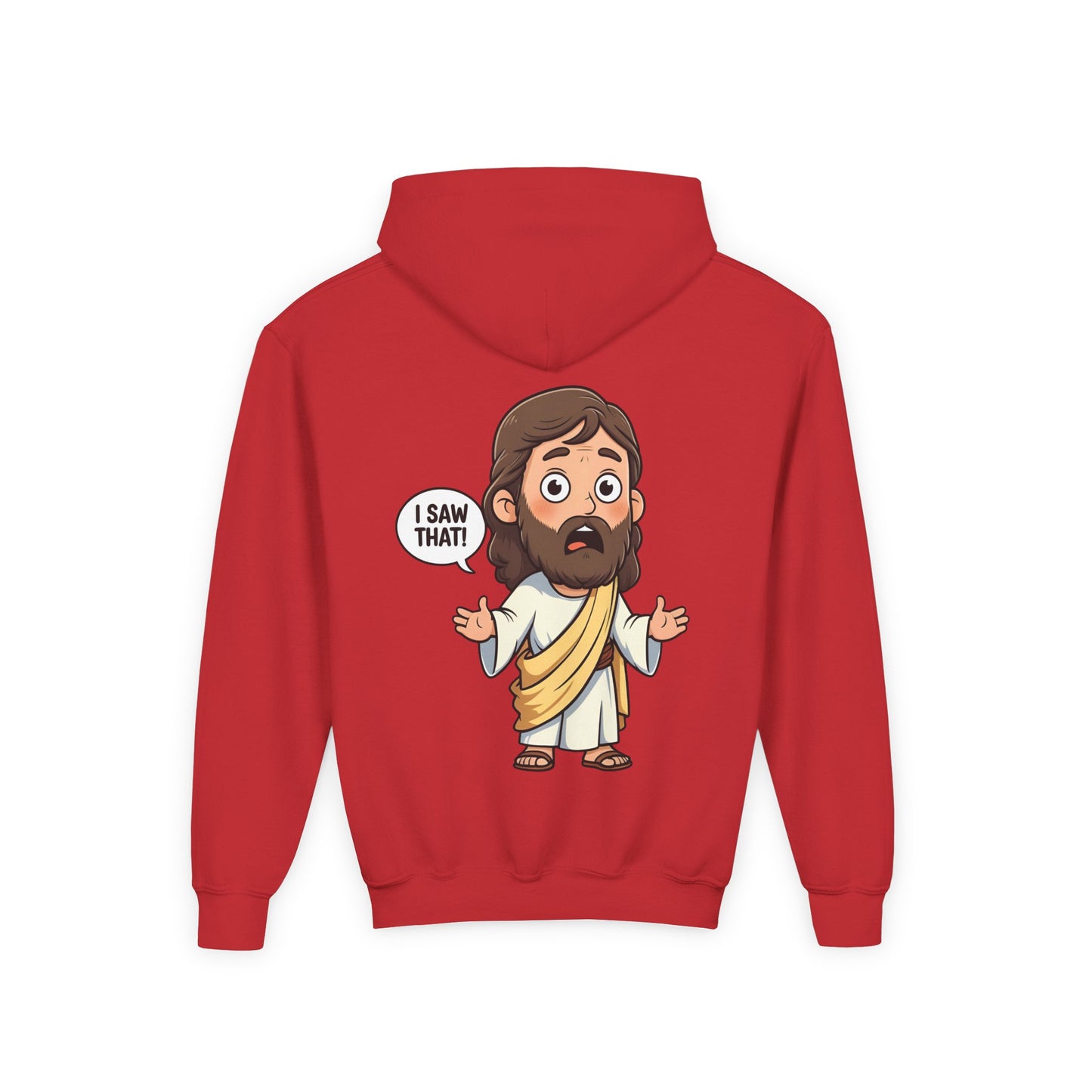 π Sweet Jesus Youth Hoodie β "I Saw That!" Edition π