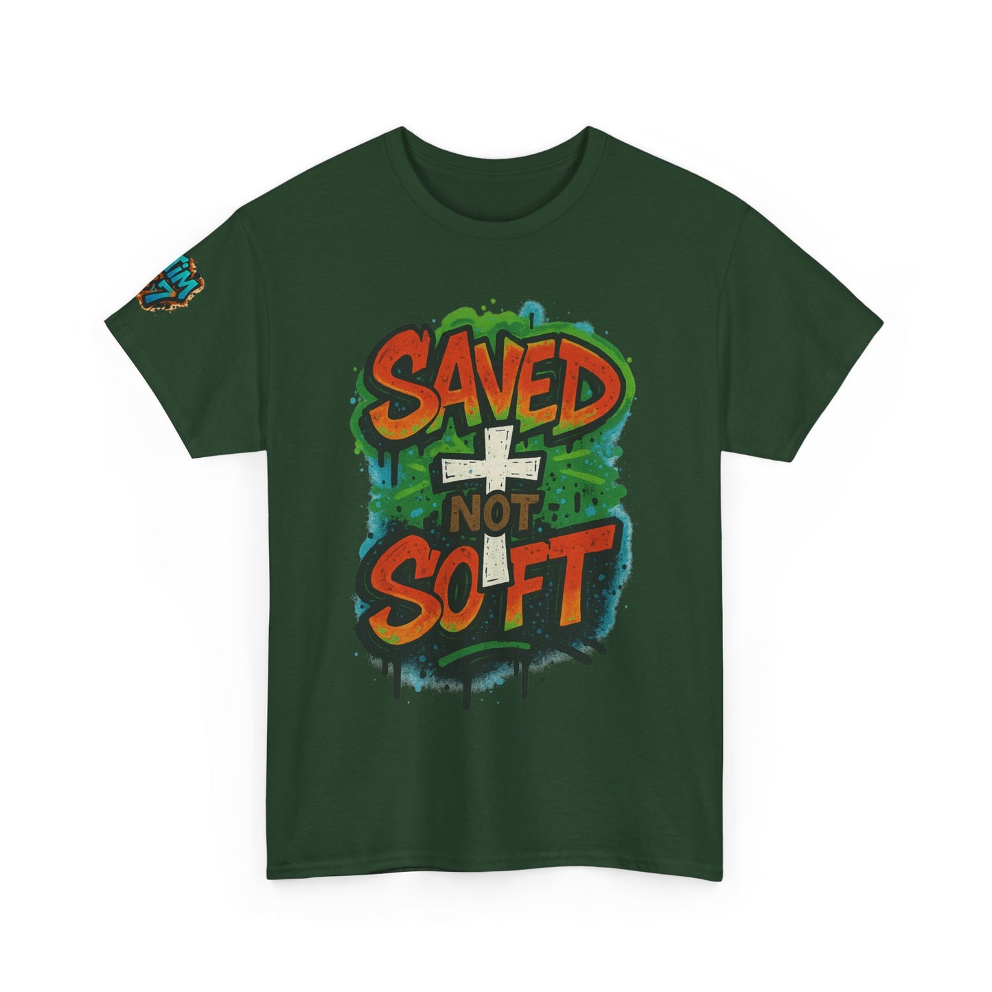 Christian Tee - Saved not Soft Unisex Heavy Cotton