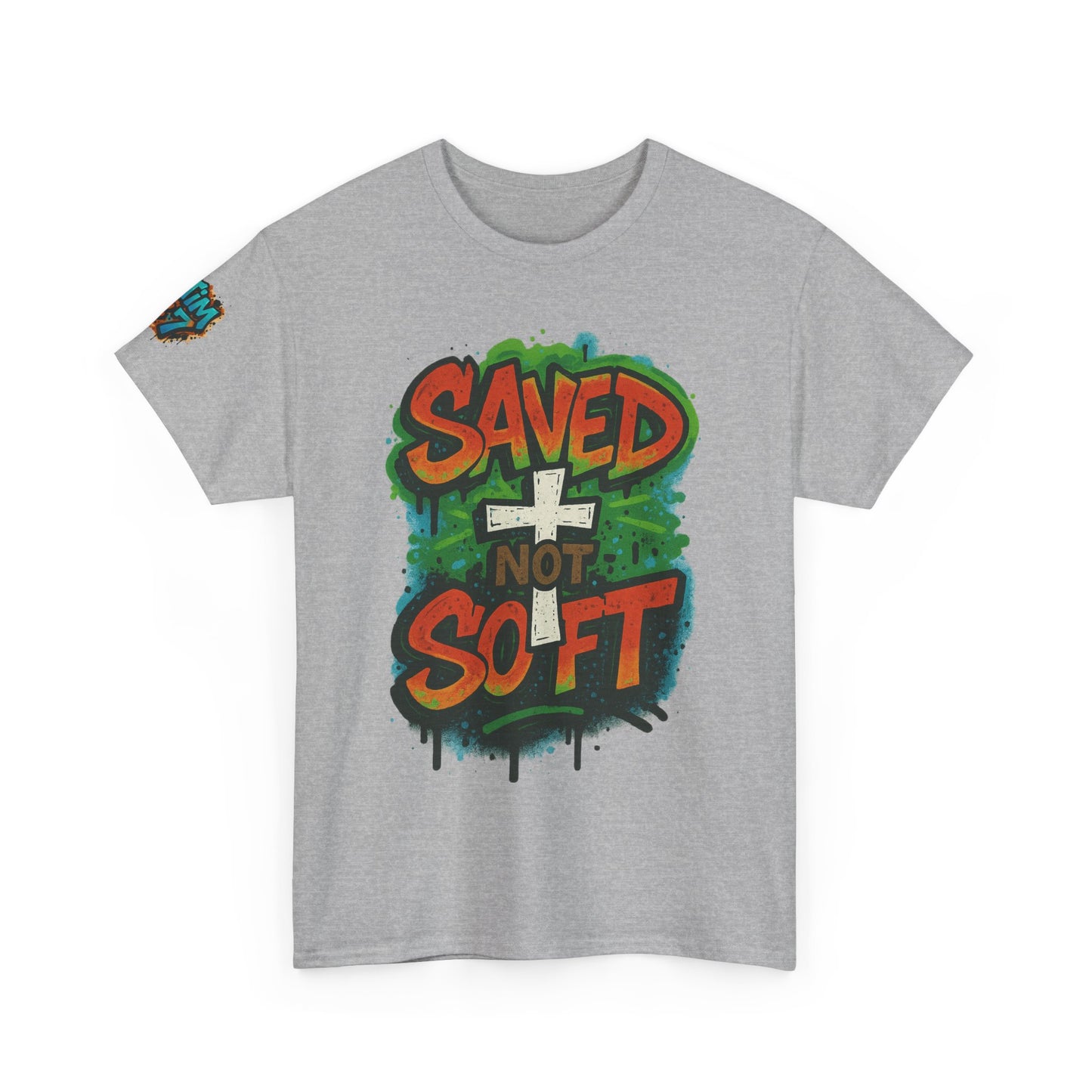 Christian Tee - Saved not Soft Unisex Heavy Cotton