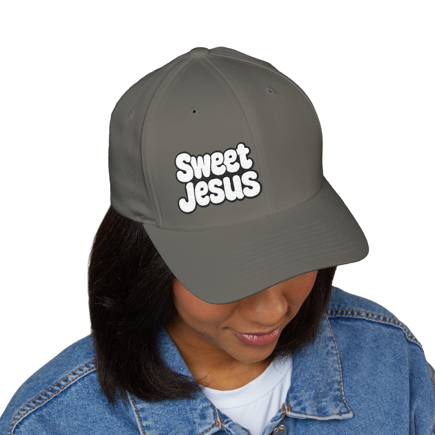 Sweet Jesus Embroidered Cap, Adjustable Baseball Hat, Funny Gift for Christians, Stylish Summer Accessory, Unique Religious Merchandise