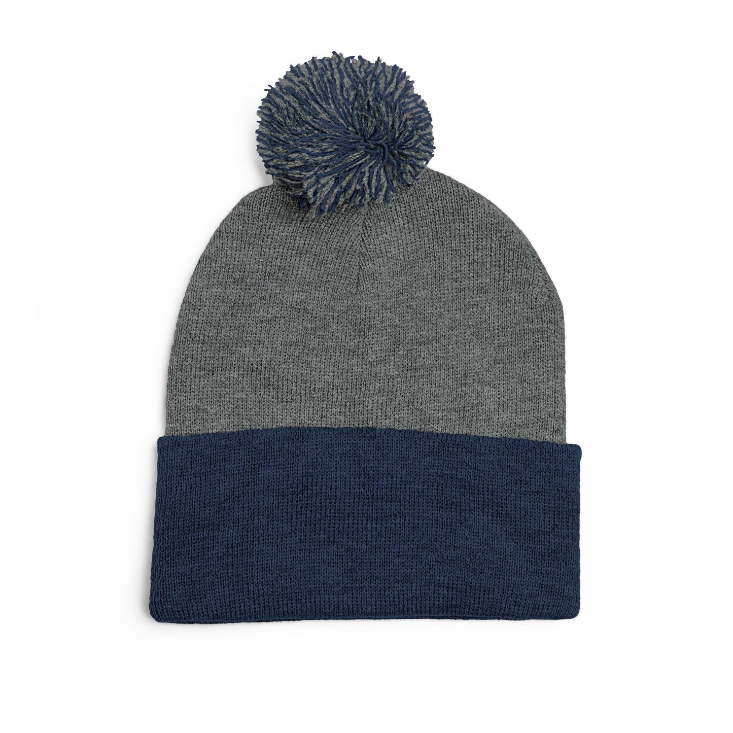 Beanie Hat - Don't Let Fall Sneak Up on You - Embroidered Pom-Pom Knit Cap