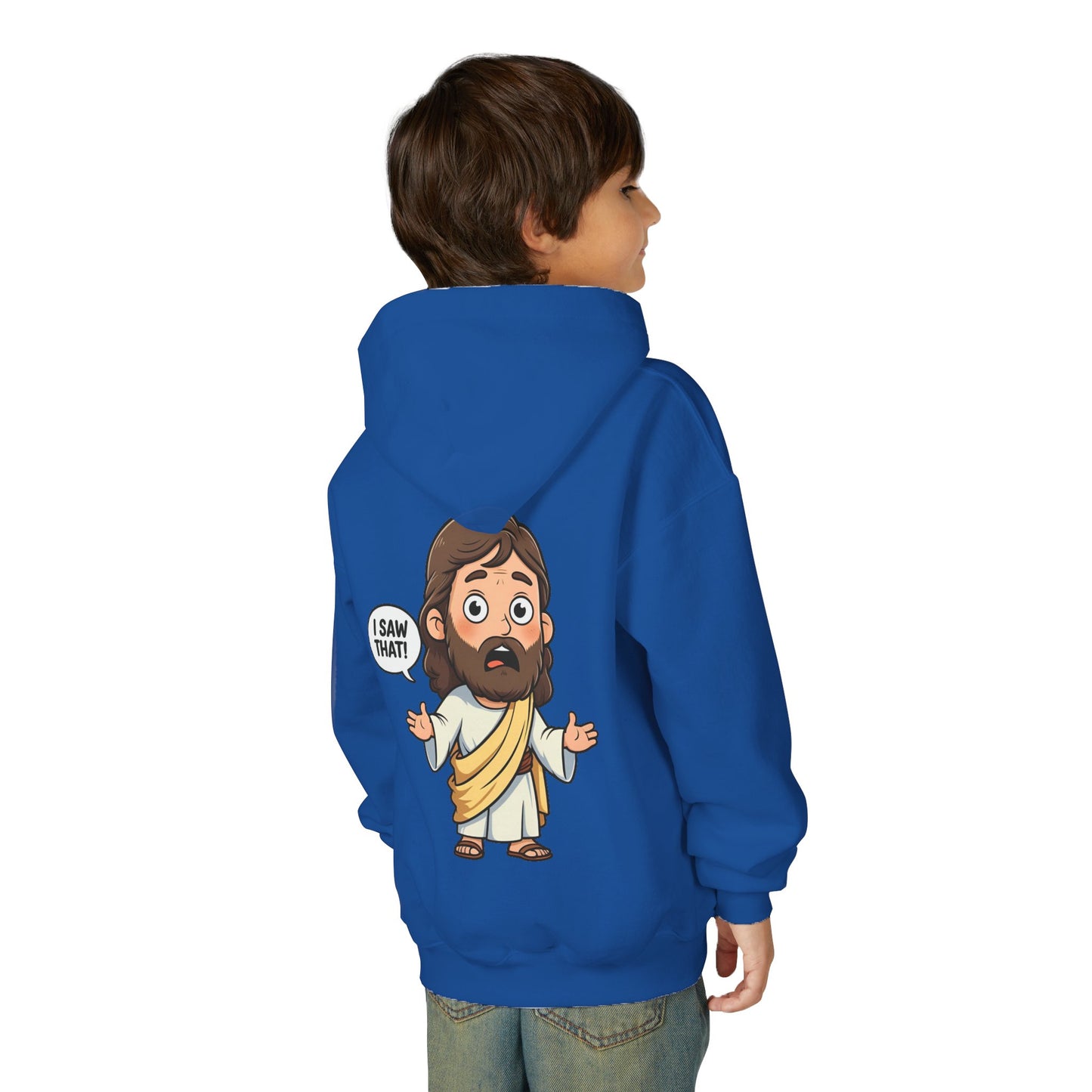 👕 Sweet Jesus Youth Hoodie – "I Saw That!" Edition 👕