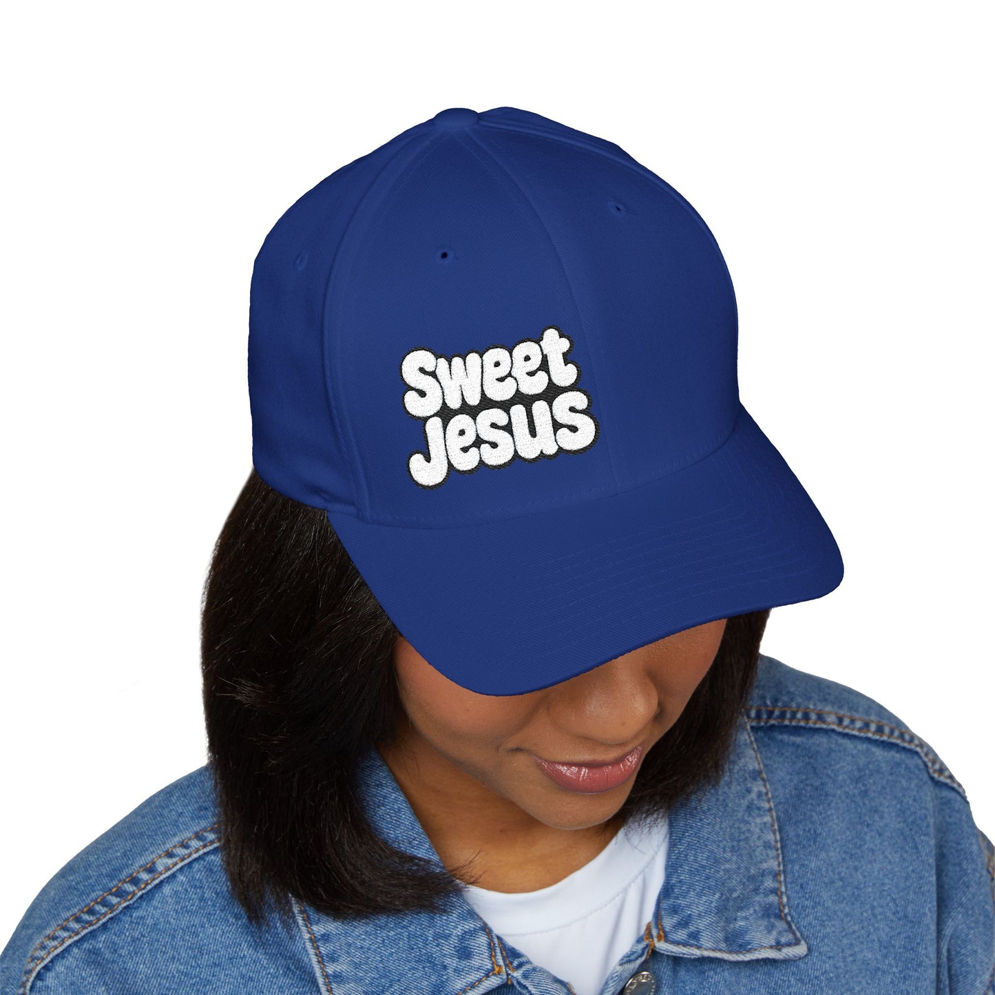 Sweet Jesus Embroidered Cap, Adjustable Baseball Hat, Funny Gift for Christians, Stylish Summer Accessory, Unique Religious Merchandise