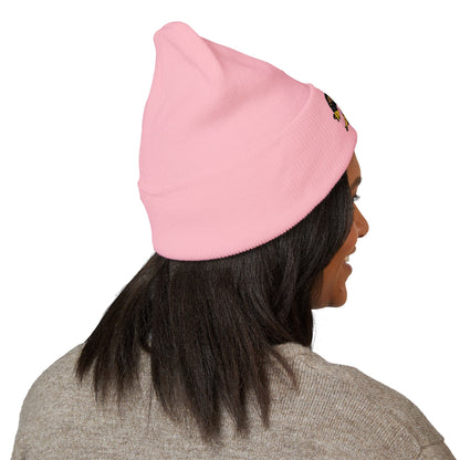 Sweet Jesus Embroidered Beanie — Religious Cuffed Knit Hat