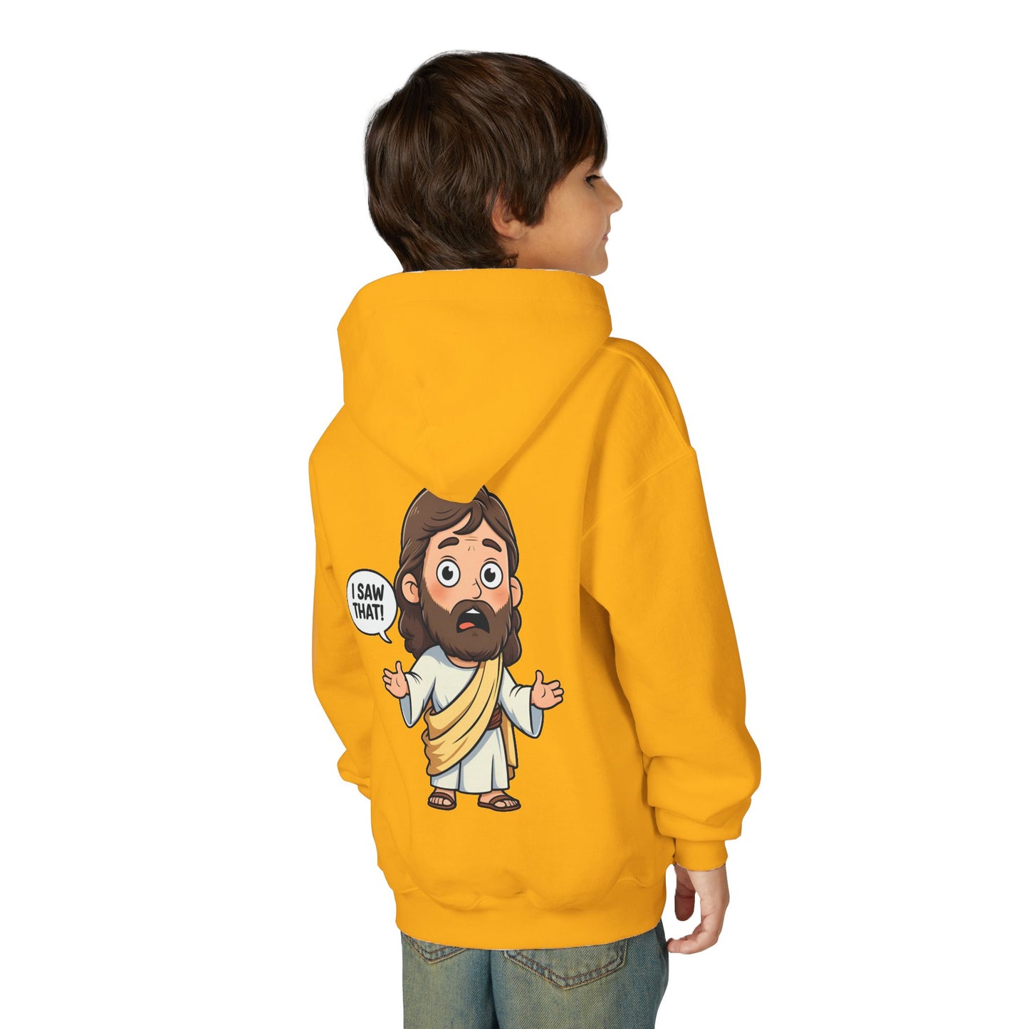 👕 Sweet Jesus Youth Hoodie – "I Saw That!" Edition 👕
