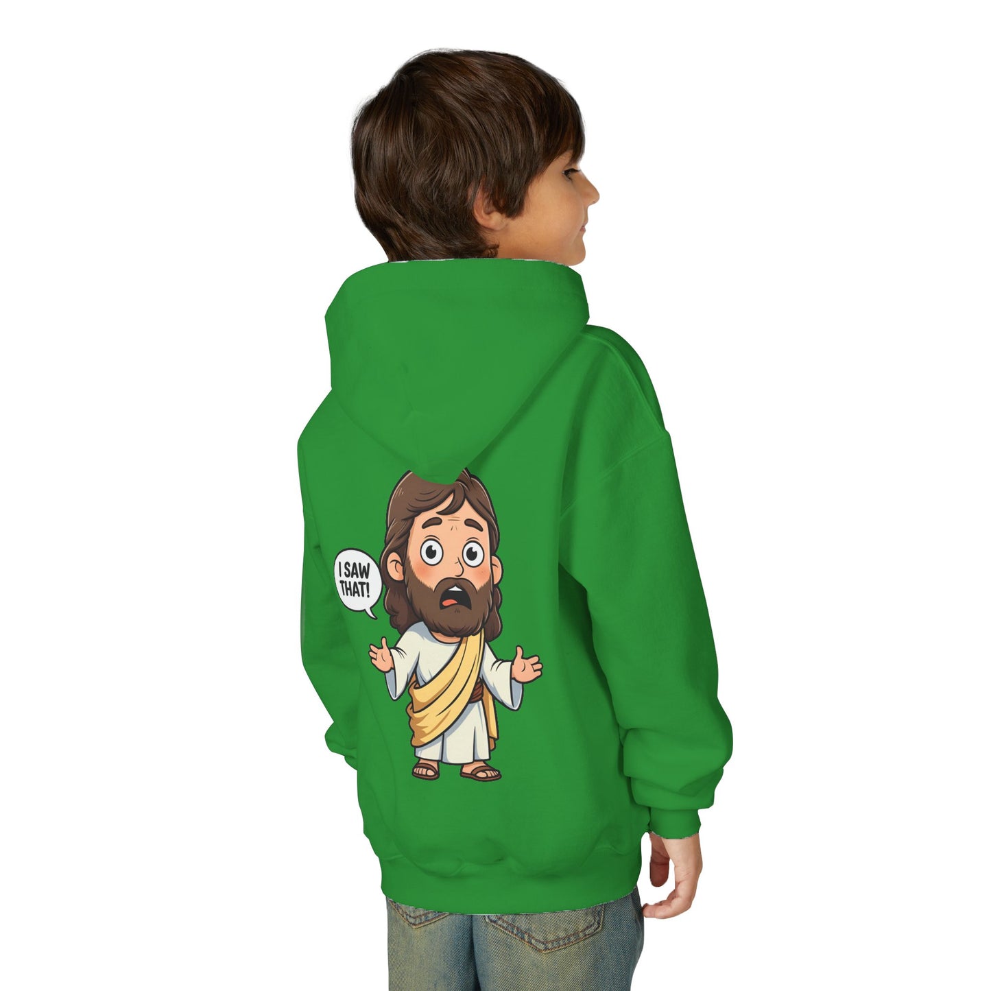 👕 Sweet Jesus Youth Hoodie – "I Saw That!" Edition 👕