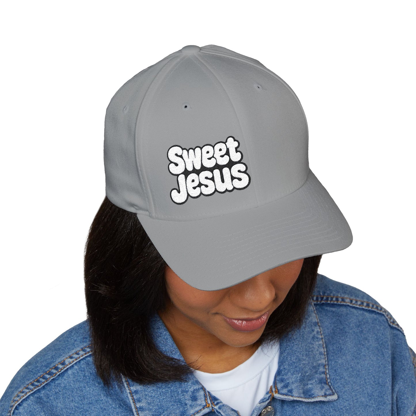 Sweet Jesus Embroidered Cap, Adjustable Baseball Hat, Funny Gift for Christians, Stylish Summer Accessory, Unique Religious Merchandise