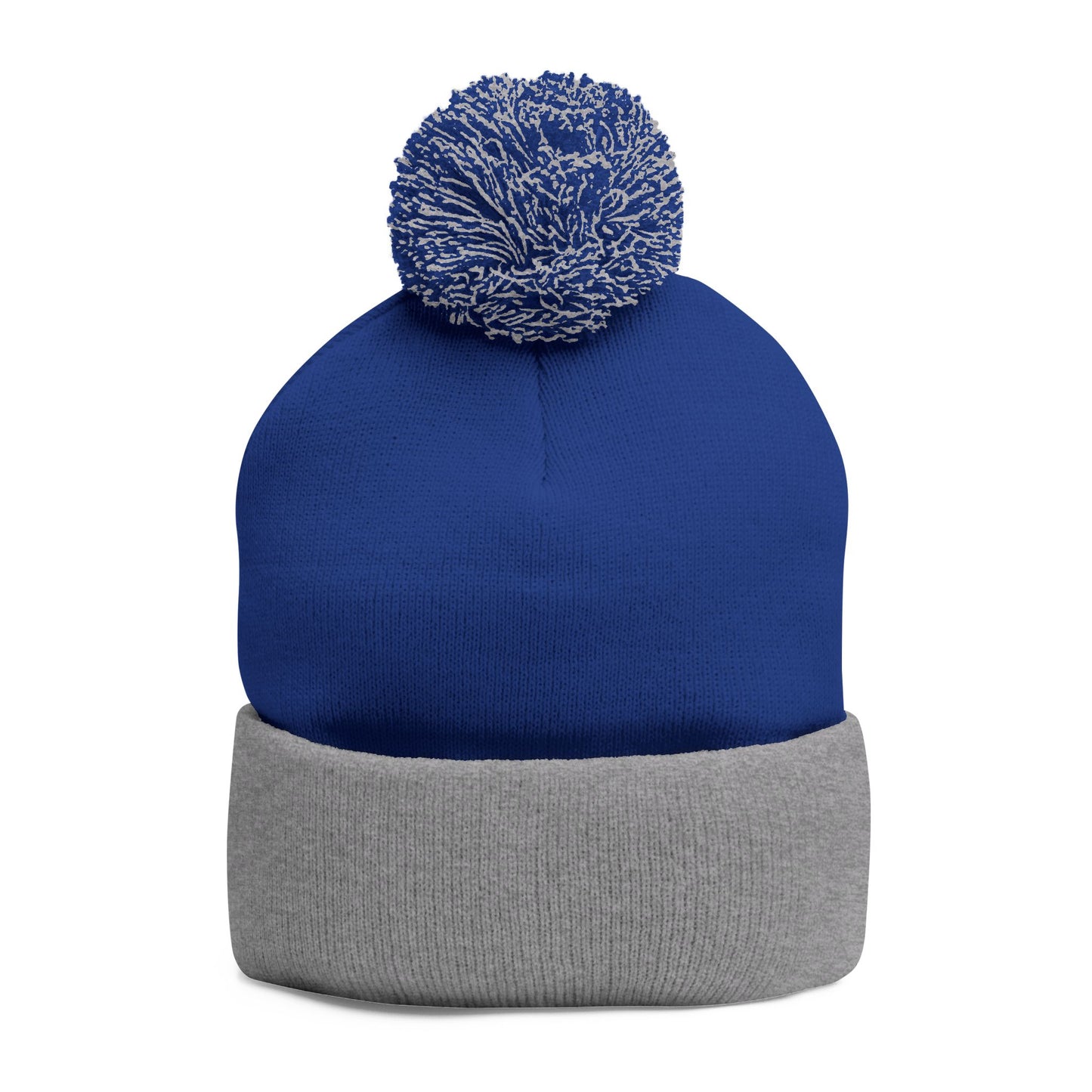 Beanie Hat - Don't Let Fall Sneak Up on You - Embroidered Pom-Pom Knit Cap