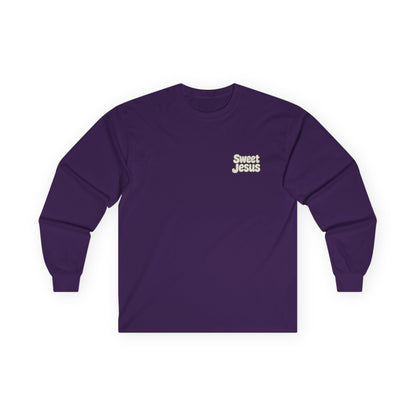 🙌 Sweet Jesus Long Sleeve Tee – Faith Meets Fun 🙌