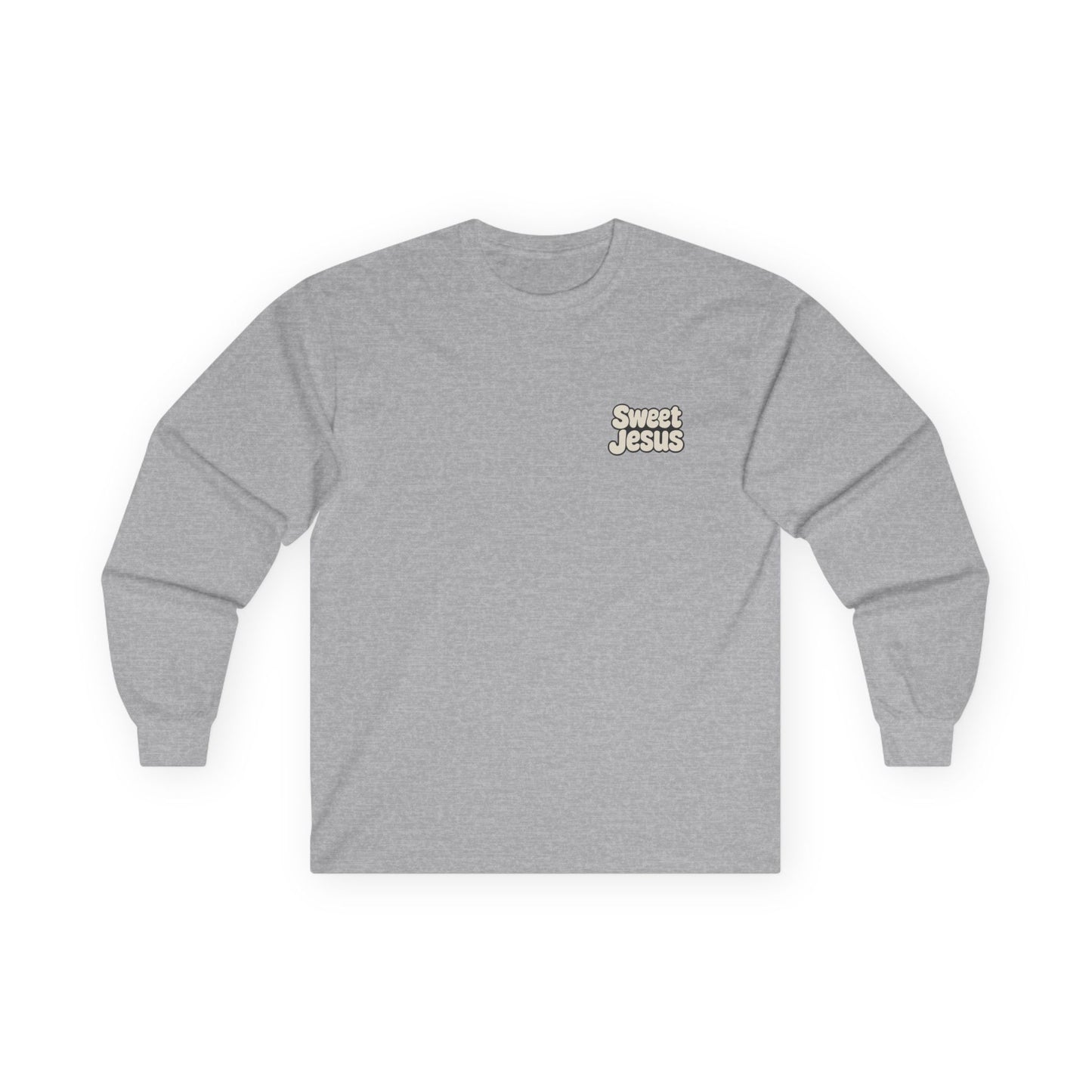 🙌 Sweet Jesus Long Sleeve Tee – Faith Meets Fun 🙌