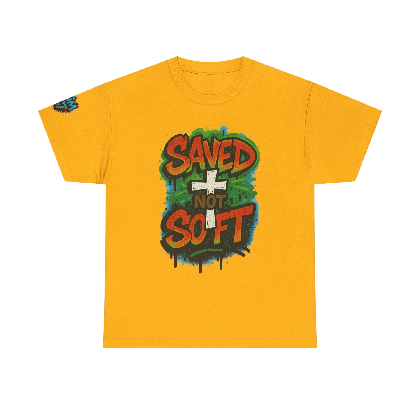 Christian Tee - Saved not Soft Unisex Heavy Cotton