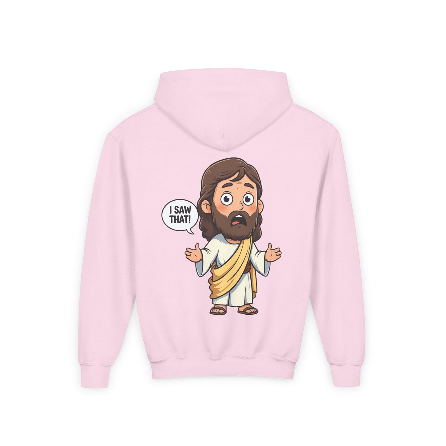 👕 Sweet Jesus Youth Hoodie – "I Saw That!" Edition 👕