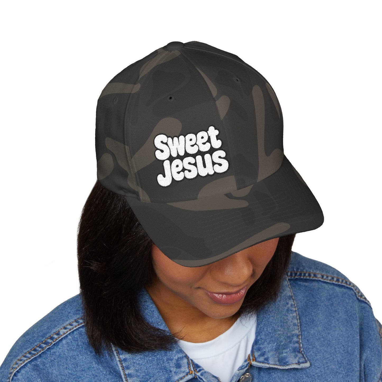 Sweet Jesus Embroidered Cap, Adjustable Baseball Hat, Funny Gift for Christians, Stylish Summer Accessory, Unique Religious Merchandise