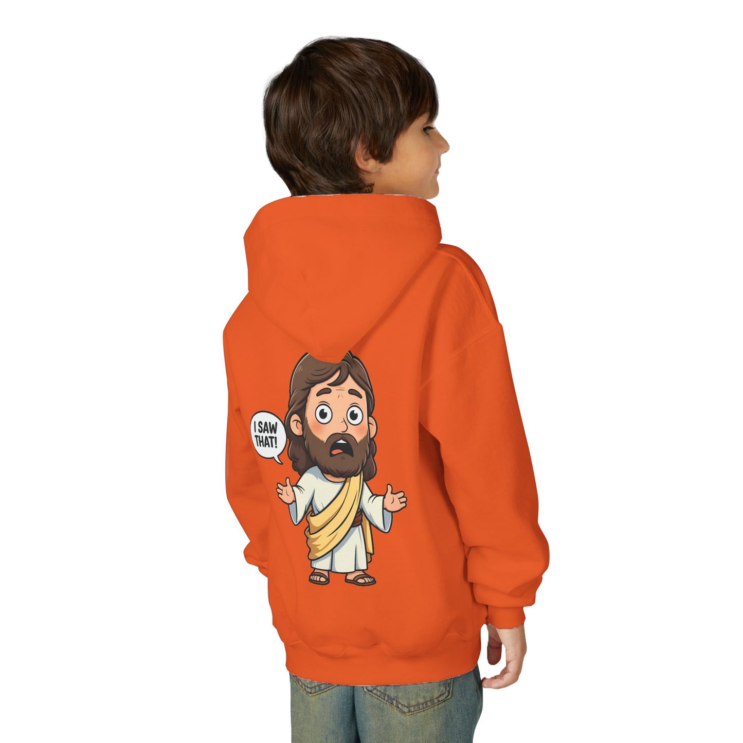 👕 Sweet Jesus Youth Hoodie – "I Saw That!" Edition 👕