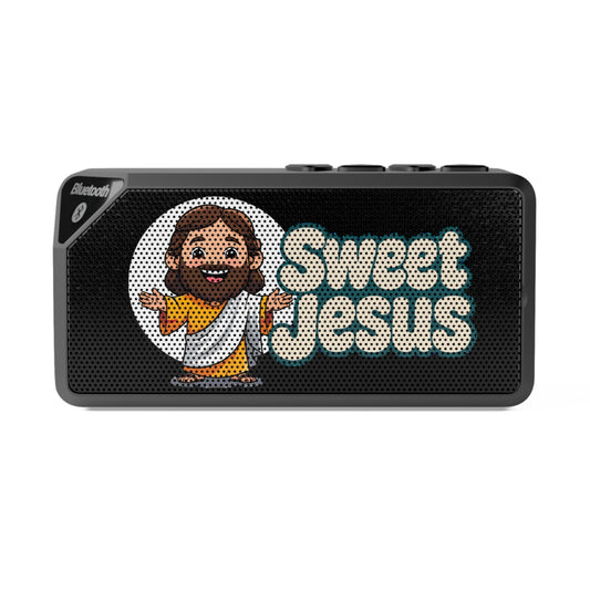 Bluetooth Speaker, Sweet Jesus Design, Perfect for Parties, Gift for Music Lovers, Home Decor, Funny Speaker