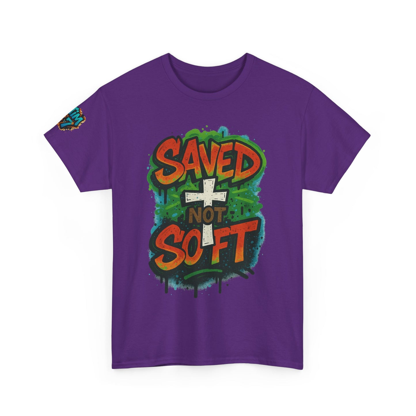Christian Tee - Saved not Soft Unisex Heavy Cotton