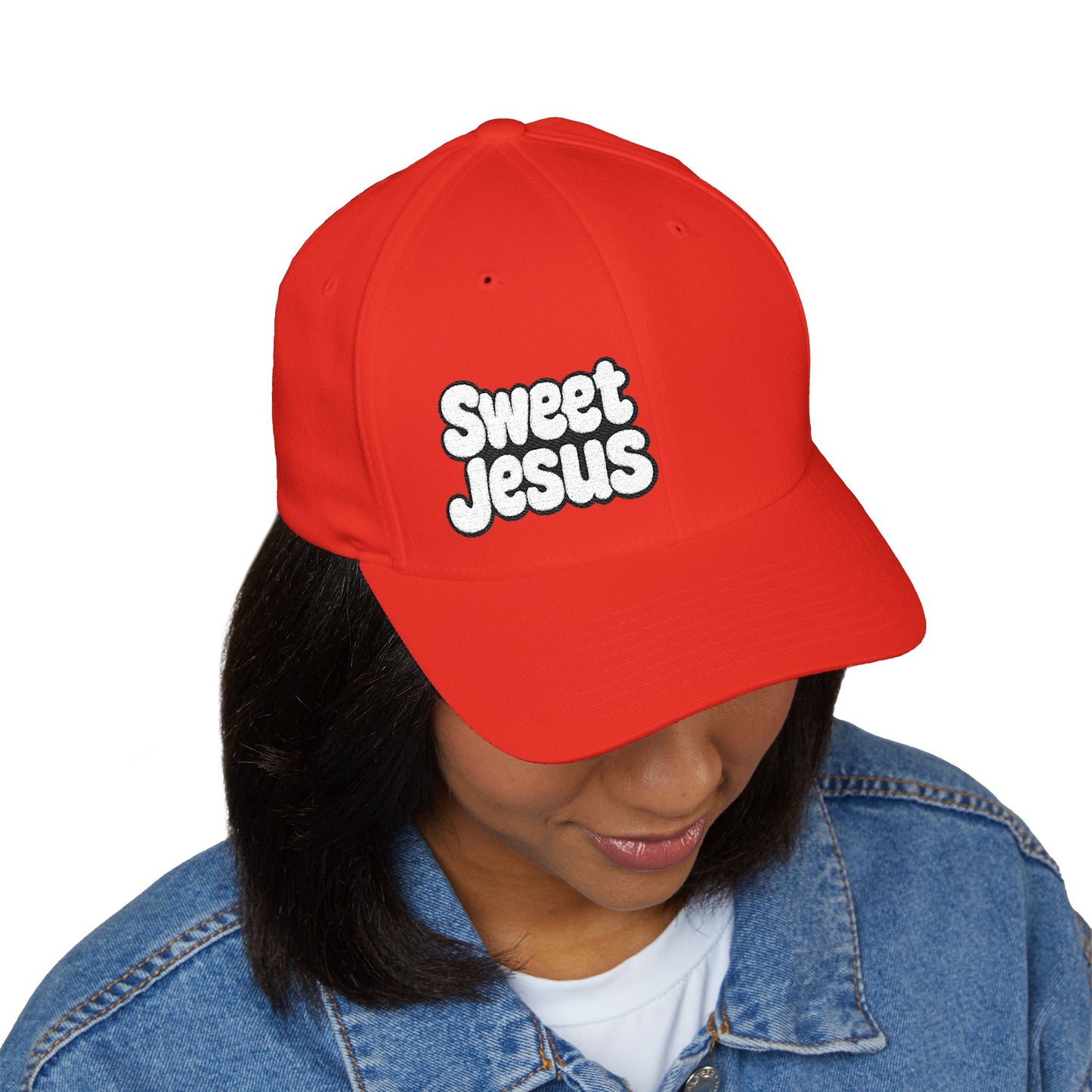 Sweet Jesus Embroidered Cap, Adjustable Baseball Hat, Funny Gift for Christians, Stylish Summer Accessory, Unique Religious Merchandise