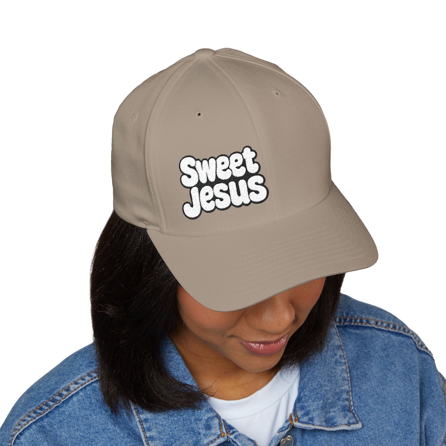 Sweet Jesus Embroidered Cap, Adjustable Baseball Hat, Funny Gift for Christians, Stylish Summer Accessory, Unique Religious Merchandise