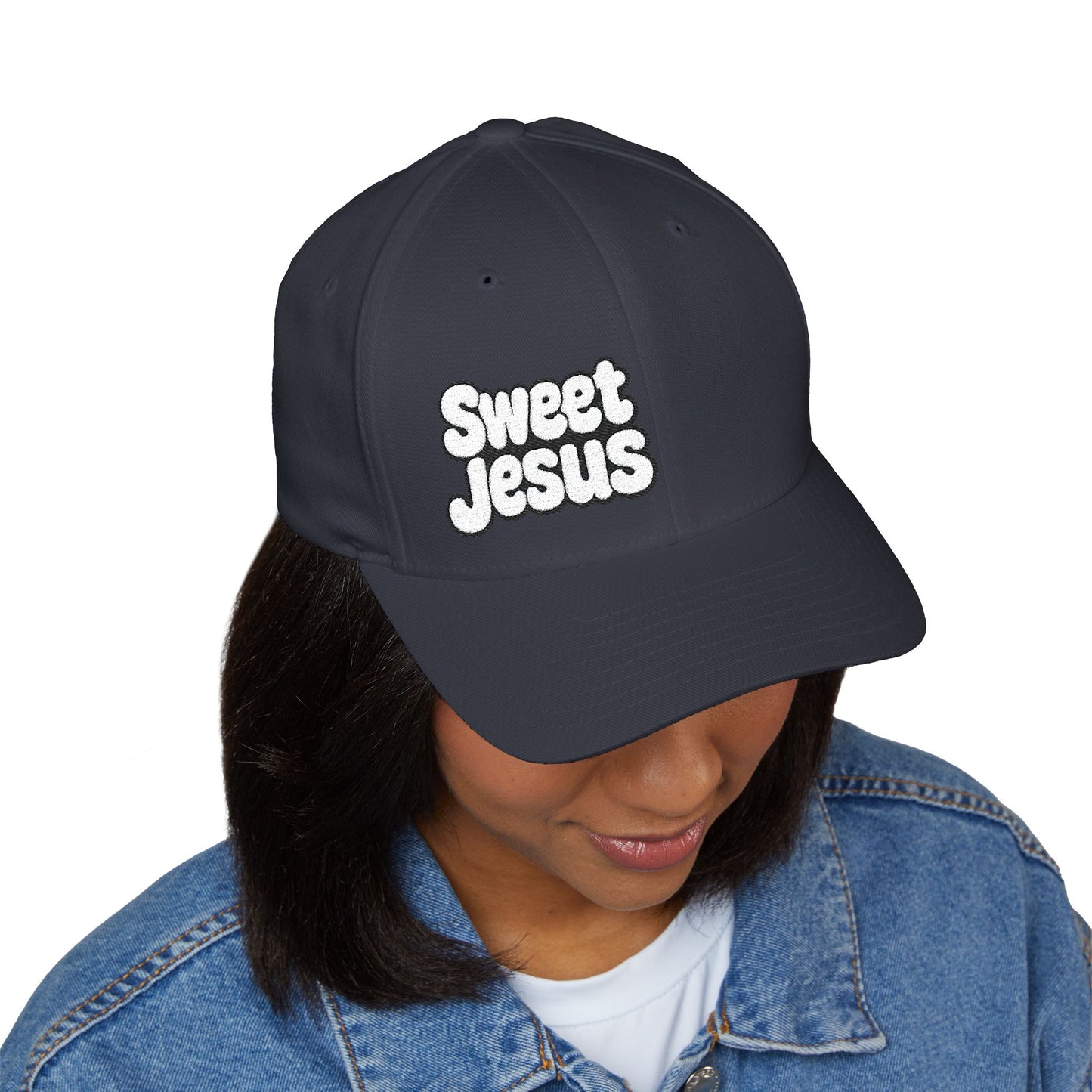 Sweet Jesus Embroidered Cap, Adjustable Baseball Hat, Funny Gift for Christians, Stylish Summer Accessory, Unique Religious Merchandise