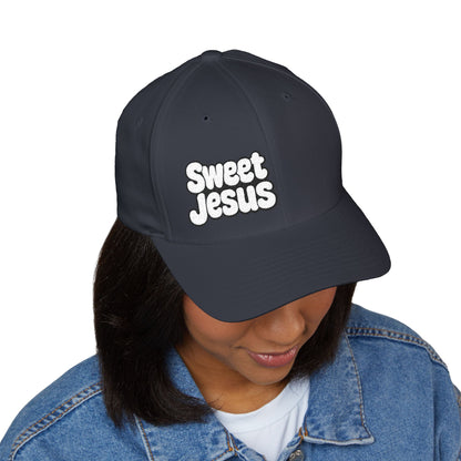 Sweet Jesus Embroidered Cap, Adjustable Baseball Hat, Funny Gift for Christians, Stylish Summer Accessory, Unique Religious Merchandise