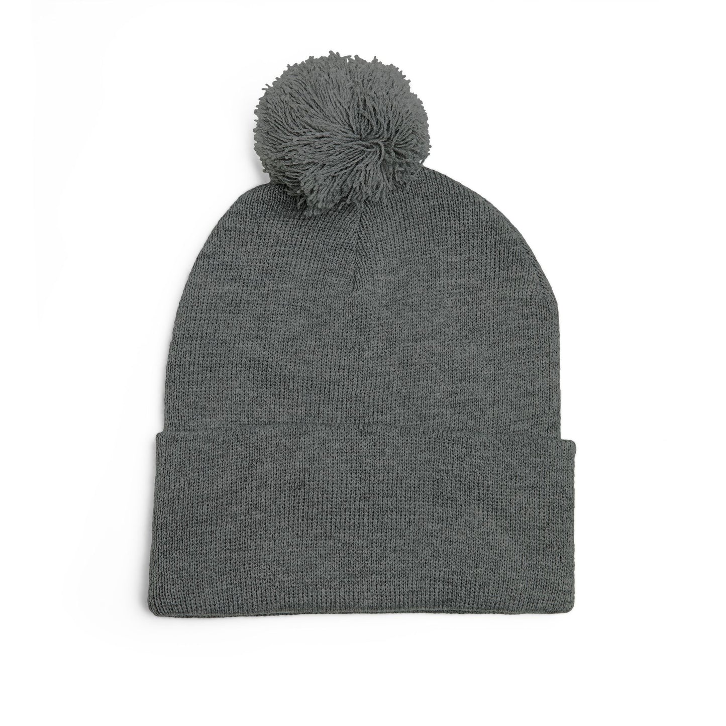 Beanie Hat - Don't Let Fall Sneak Up on You - Embroidered Pom-Pom Knit Cap