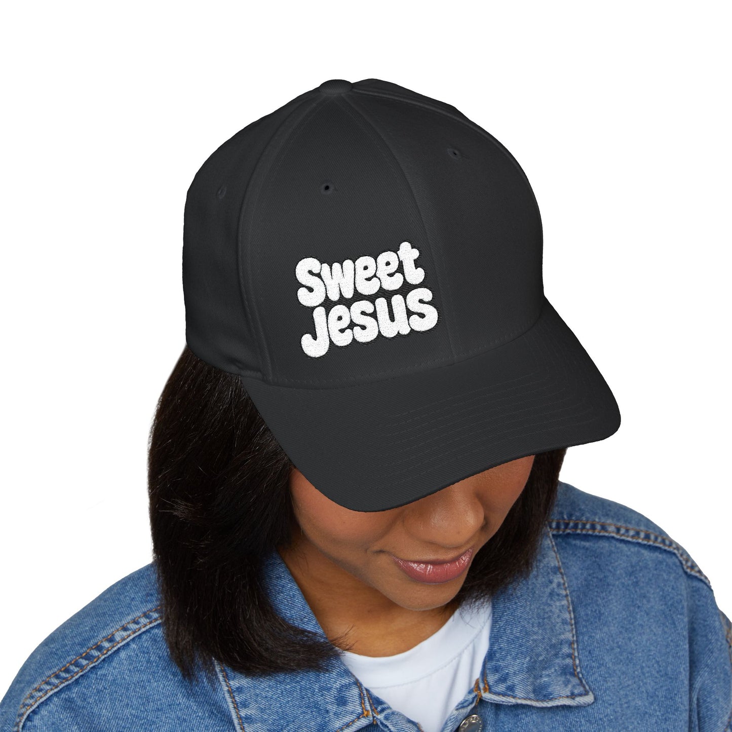 Sweet Jesus Embroidered Cap, Adjustable Baseball Hat, Funny Gift for Christians, Stylish Summer Accessory, Unique Religious Merchandise