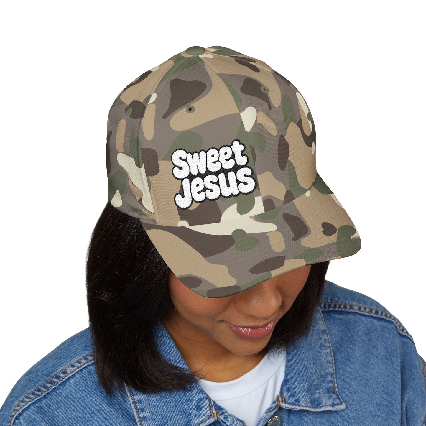 Sweet Jesus Embroidered Cap, Adjustable Baseball Hat, Funny Gift for Christians, Stylish Summer Accessory, Unique Religious Merchandise
