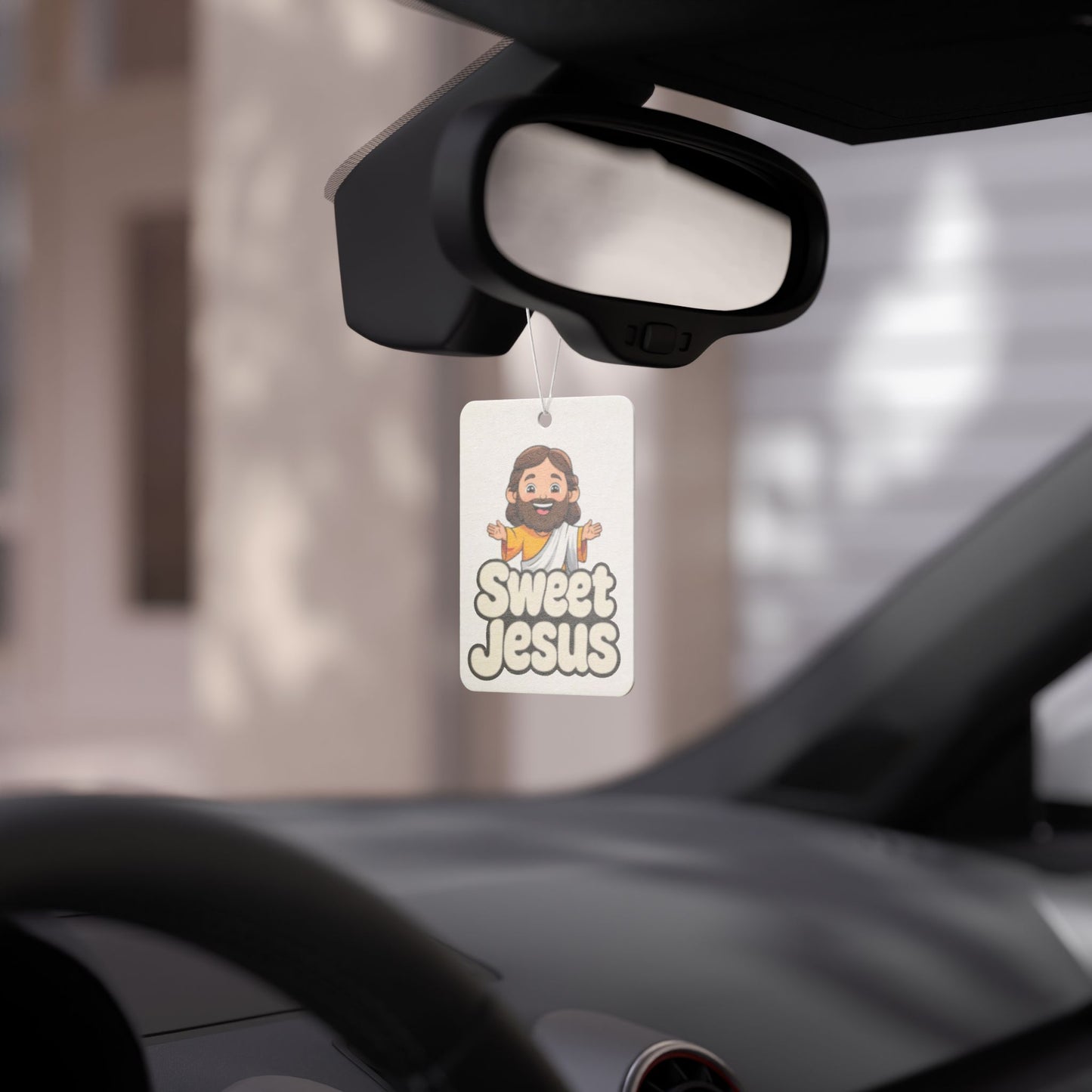 Sweet Jesus Air Freshener, Christian Car Decor, Religious Gift, Funny Scent Diffuser, Spiritual Home Accessory